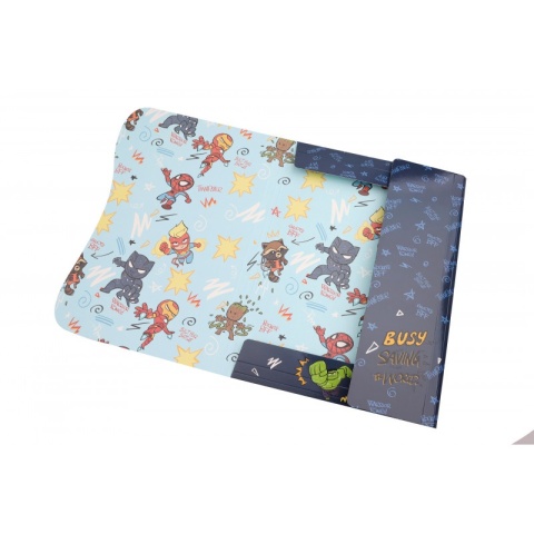 Teczka z gumką A4 na dokumenty rysunki Spidey i Superkumple Avengers