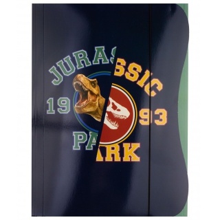 Teczka z gumką A4 na dokumenty rysunki park Jurajski Dinozaury