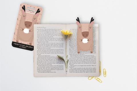 Zakładka magnetyczna do książki ŁOŚ Henry 65x120 mm