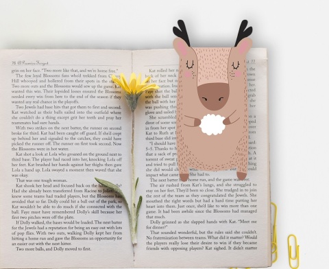 Zakładka magnetyczna do książki ŁOŚ Henry 65x120 mm