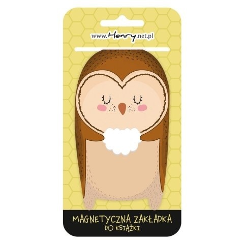 Zakładka magnetyczna do książki SOWA Henry 65x120 mm