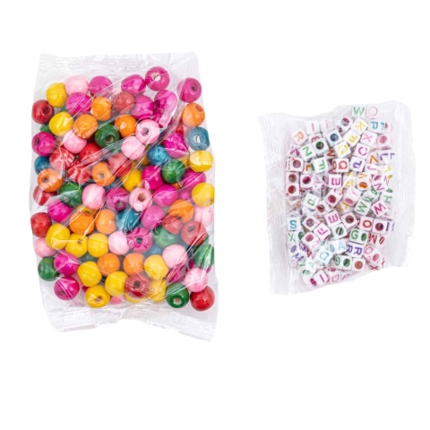 ASTRA CREATIVO zestaw kreatywny XXXL pompony koraliki guziki druciki 2000el