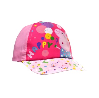 Czapka z daszkiem dziecięca Świnka Peppa letnia dla dziecka 3-5 lat 51 cm