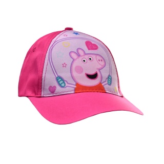 Czapka z daszkiem dziecięca Świnka Peppa letnia dla dziecka 5-6 lat 52 cm
