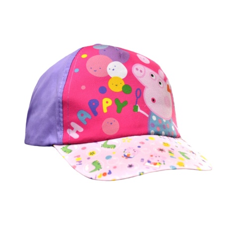 Czapka z daszkiem dziecięca Świnka Peppa letnia dla dziecka 3-5 lat 51 cm