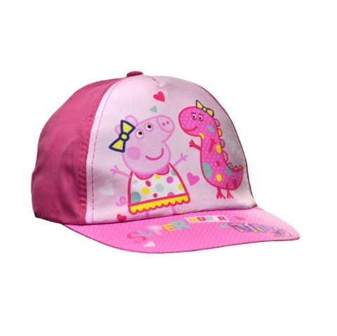 Czapka z daszkiem dziecięca Świnka Peppa letnia dla dziecka 5-6 lat 53 cm