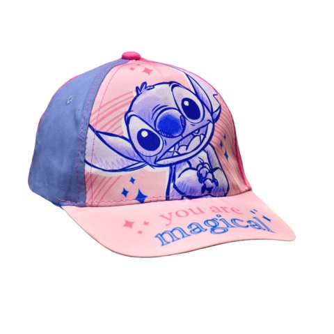 Czapka z daszkiem dziecięca Lilo i Stitch letnia dla dziecka 5-6 lat 52 cm