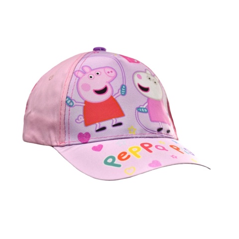 Czapka z daszkiem dziecięca Świnka Peppa letnia dla dziecka 5-6 lat 52 cm