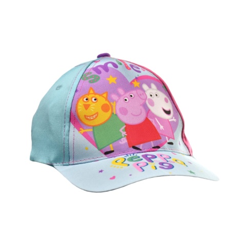 Czapka z daszkiem dziecięca Świnka Peppa letnia dla dziecka 7-8 lat 54 cm