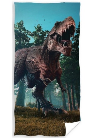 DINOZAUR T-REX Ręcznik kąpielowy plażowy 70x140