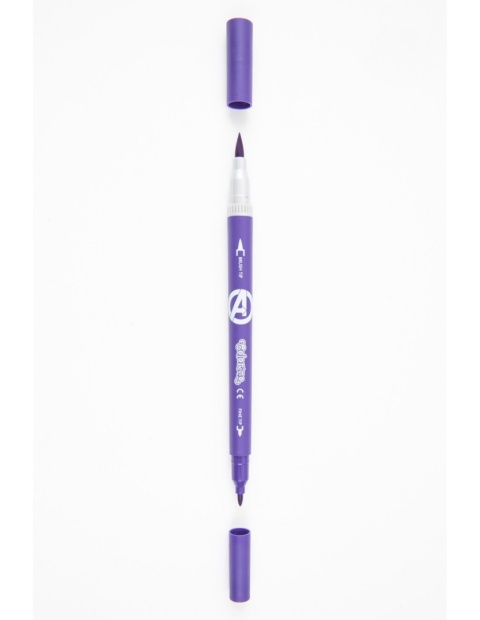 Flamastry mazaki pisaki dwustronne pędzelkowe 10 kolorów AVENGERS