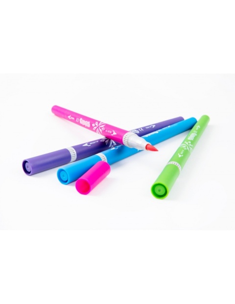 Flamastry markery mazaki pisaki dwustronne 10 kolorów KRAINA LODU FROZEN