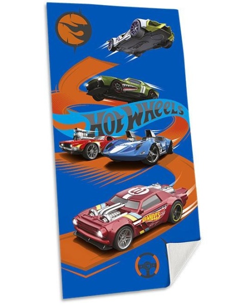 HOT WHEELS Ręcznik kąpielowy plażowy bawełniany 70x140