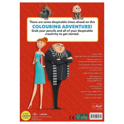 Minionki Kolorowanka Malbuch Colouring book
