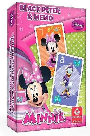 Karty gry czarny Piotruś memo Myszka Minnie