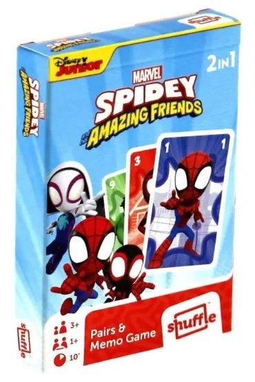 Karty gry czarny Piotruś memo Spidey Spiderman