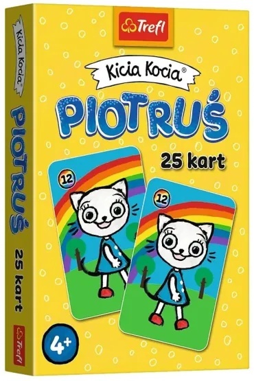 Karty gry czarny Piotruś memo Trefl Kici Kocia