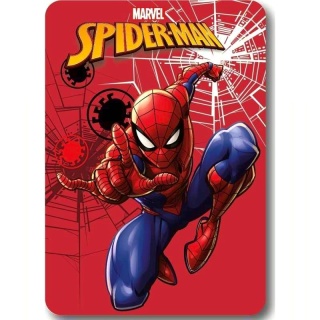 Kocyk koc polarowy narzuta 100X140 poszewka na poduszkę 40x40 Spiderman