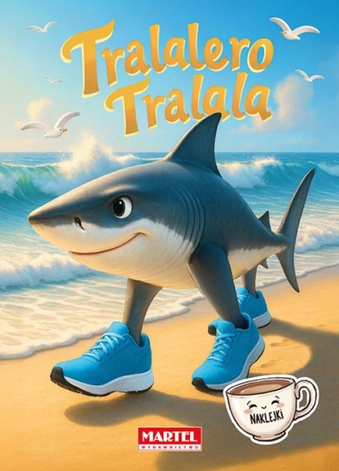 Kolorowanka Brainrot Tralalero Tralala + naklejki