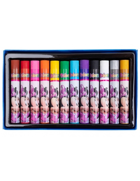 Kredki Pastele olejne 12 kolorów Myszka Minnie Colorino