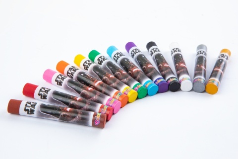 Kredki Pastele olejne 12 kolorów Star Wars Gwiezdne Wojny Colorino