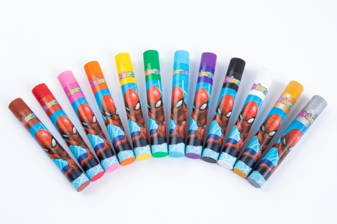 Kredki Pastele olejne 12 kolorów Spiderman Colorino