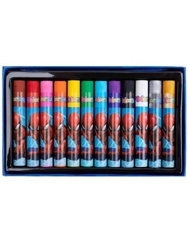 Kredki Pastele olejne 12 kolorów Spiderman Colorino