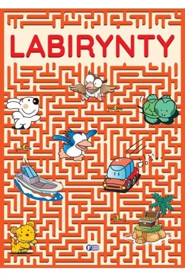 Labirynty książka z łamigłówkami dla dzieci 3-6 lat