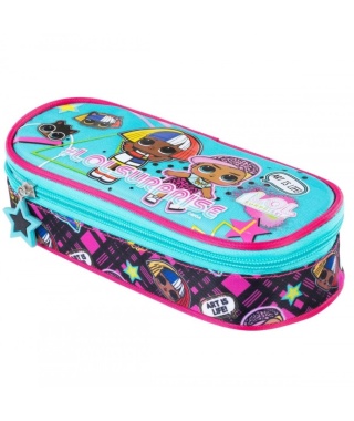 LOL SURPRISE LALECZKI Piórnik saszetka z przegródkami i klapką