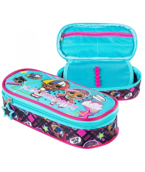 LOL SURPRISE LALECZKI Piórnik saszetka z przegródkami i klapką