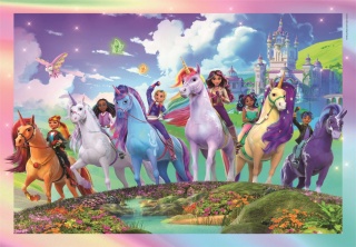 Akademia Jednorożców super color Puzzle Clementoni 104 EL
