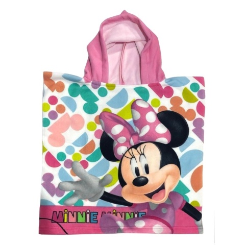 MYSZKA MINNIE ponczo poncho ręcznik szybkoschnący 50X100
