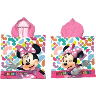 MYSZKA MINNIE ponczo poncho ręcznik szybkoschnący 50X100