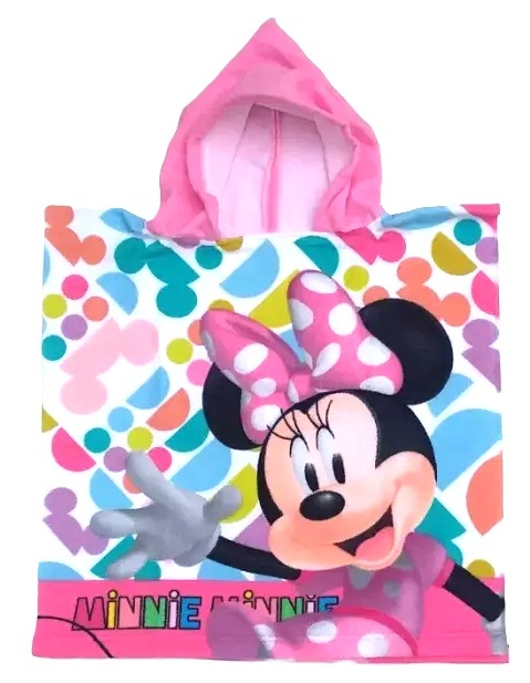 MYSZKA MINNIE ponczo poncho ręcznik bawełniane 50X110