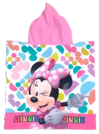 MYSZKA MINNIE ponczo poncho ręcznik bawełniane 50X110