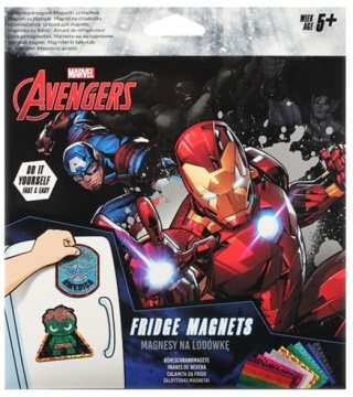 Magnesy do tablicy magnetycznej na lodówkę Avengers Hulk Thor 4 szt