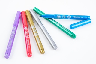 Markery metaliczne flamastry pisaki 6 kolorów AVENGERS