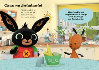 Mój dzień z Bingiem. zabawy i zadania z naklejkami naklejki