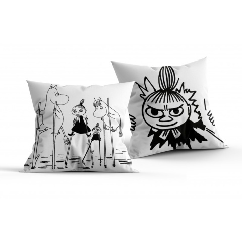 Muminki Mała Mi poduszka dekoracyjna 40X40 cm