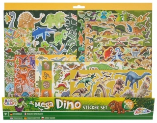 Naklejki klasyczne Dino dinozaury 500 szt