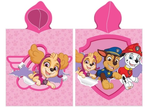 PSI PATROL SKYE ponczo poncho ręcznik 50X115CM