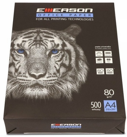 Papier ksero do drukarki A4 Emerson Office biały ryza 500k
