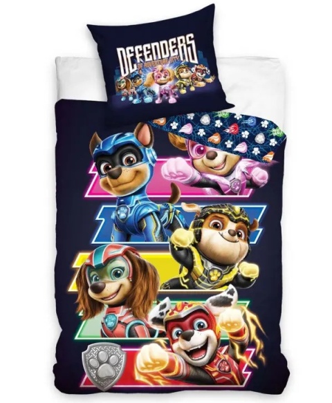 Pościel bawełniana komplet pościeli PSI PATROL Liberty Chase 160x200 cm