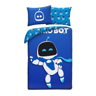 Pościel dziecięca Astro Bot 140x200 mikrofibra