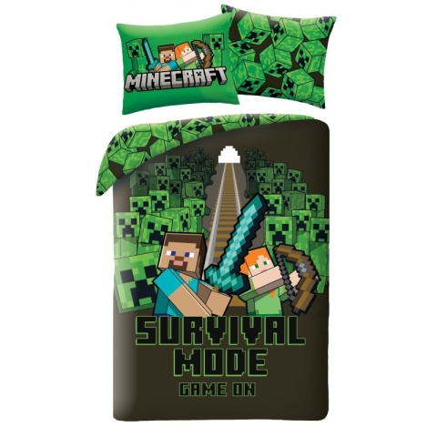 Pościel dziecięca Minecraft 140x200 mikrofibra