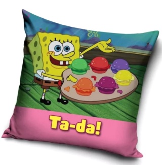 Poszewka na poduszkę jasiek SpongeBob Kanciastoporty dziecięca 40x40