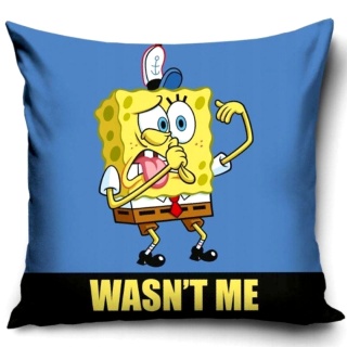 Poszewka na poduszkę jasiek SpongeBob Kanciastoporty dziecięca 40x40