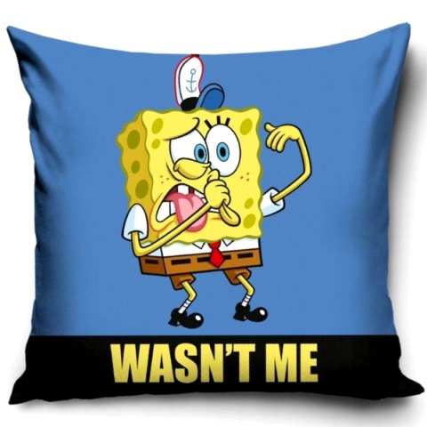 Poszewka na poduszkę jasiek SpongeBob Kanciastoporty dziecięca 40x40