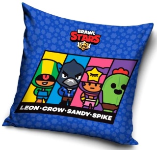 Poszewka na poduszkę jasiek Brawl Stars dekoracyjna welur 40x40 Velvet