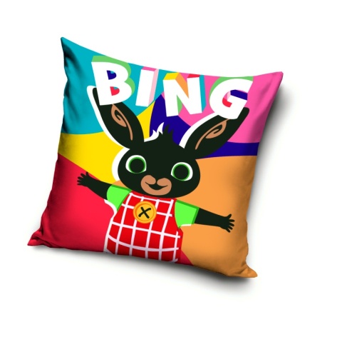 Poszewka na poduszkę jasiek Królik Bing dziecięca dekoracyjna velvet 40x40